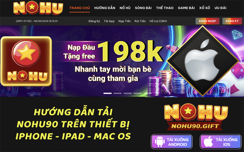 Tải app Nổ hũ 90 - Ứng dụng giải trí an toàn số 1 Việt Nam 4 Tải ứng dụng Nohu90 trên thiết bị IOS an toàn